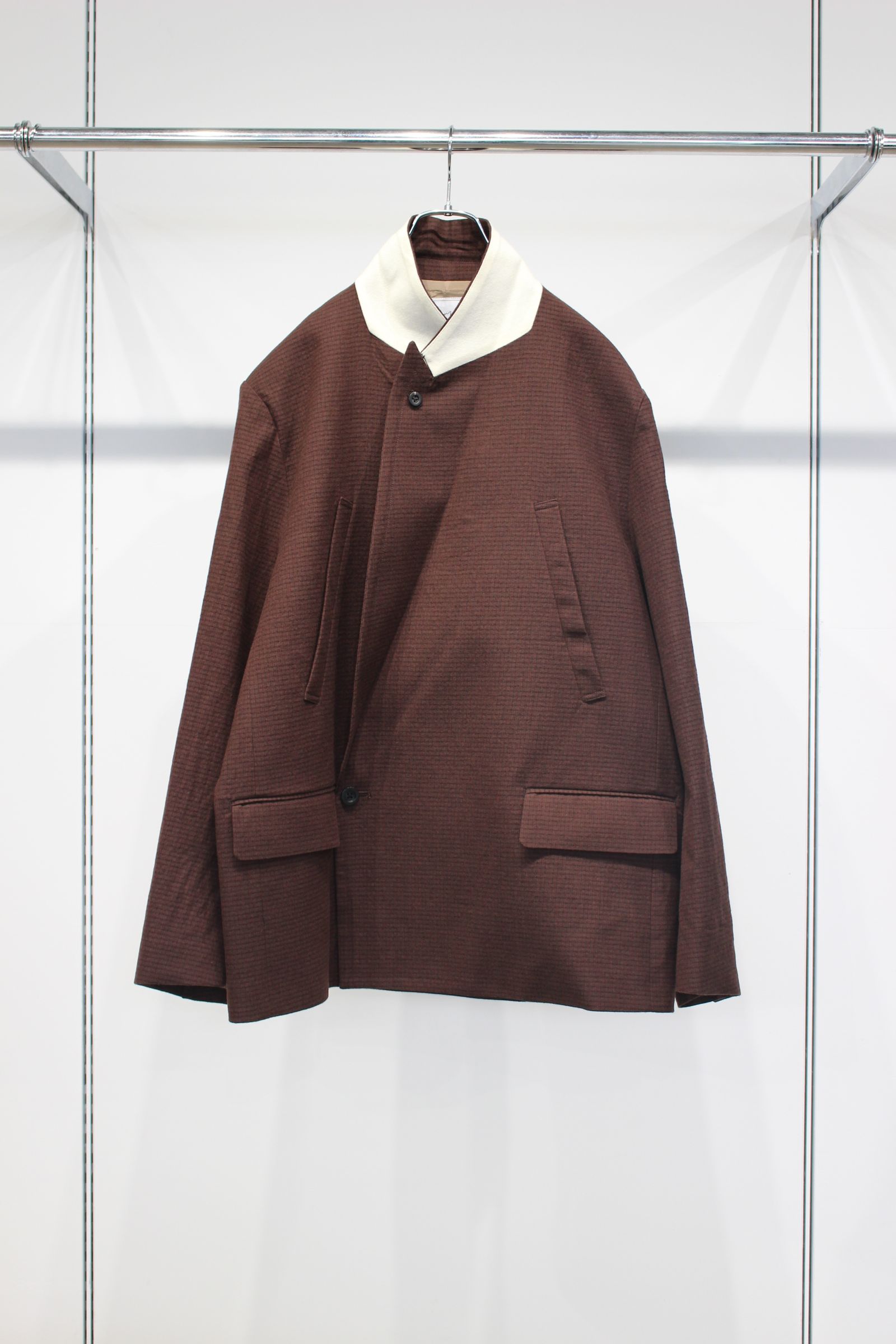 DOUBLE TAILORED JACKET | PLAID CHECK WOOL SLACKS | GRAPH CHECK | セットアップ