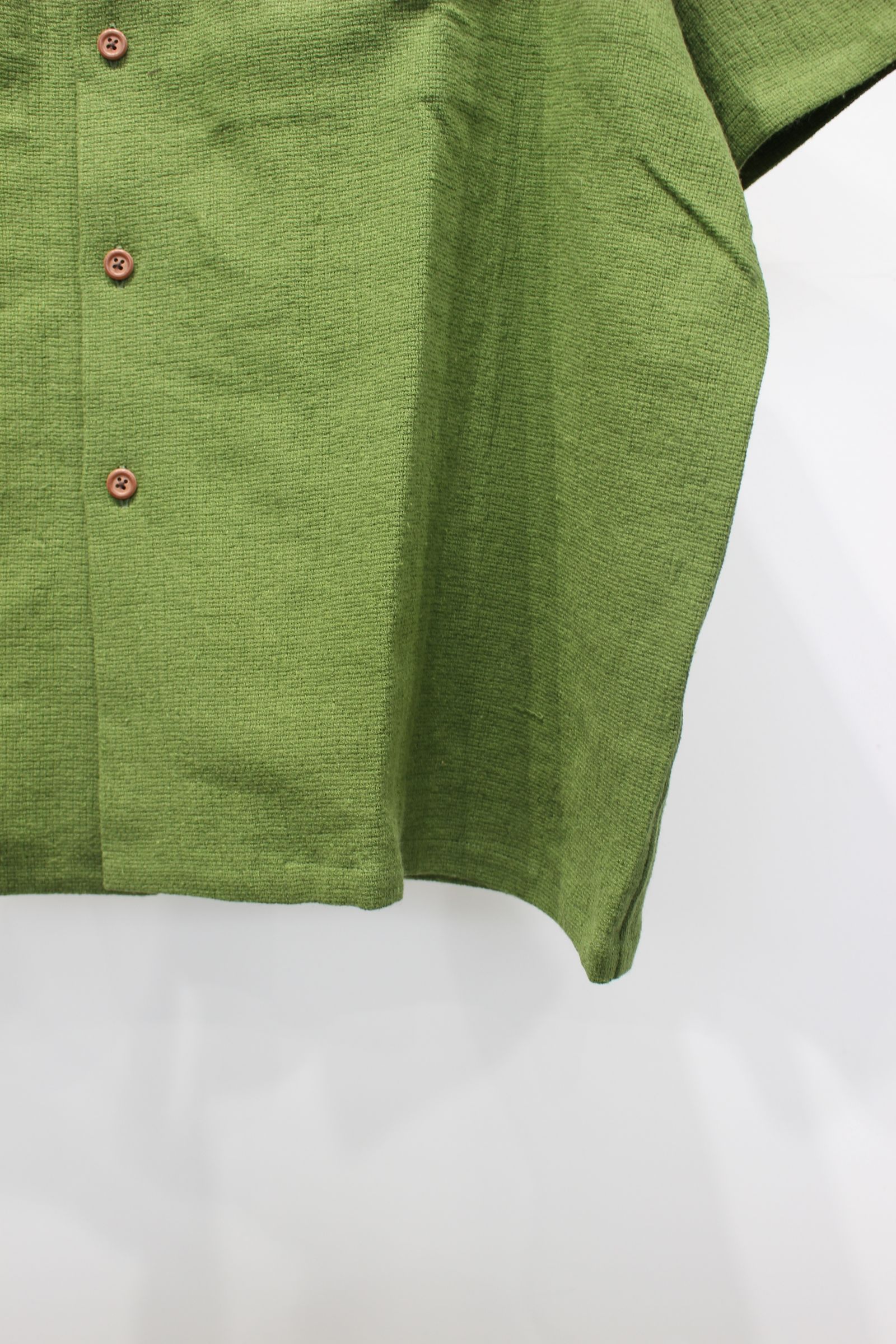 Linen Panama Shirts | GREEN | シャツ