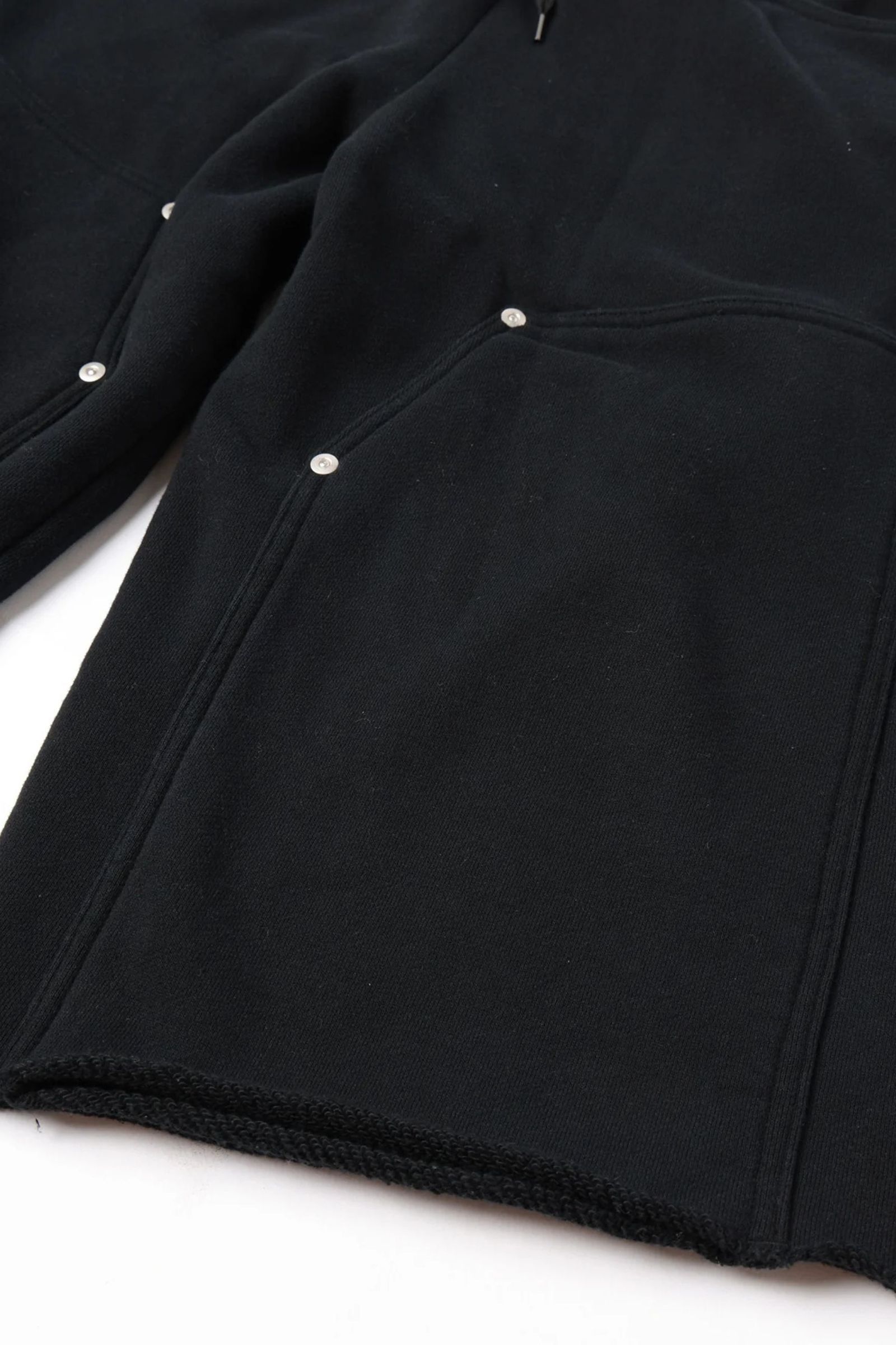 3/4 DOUBLE KNEE SWEAT PANTS | BLACK | ショートパンツ