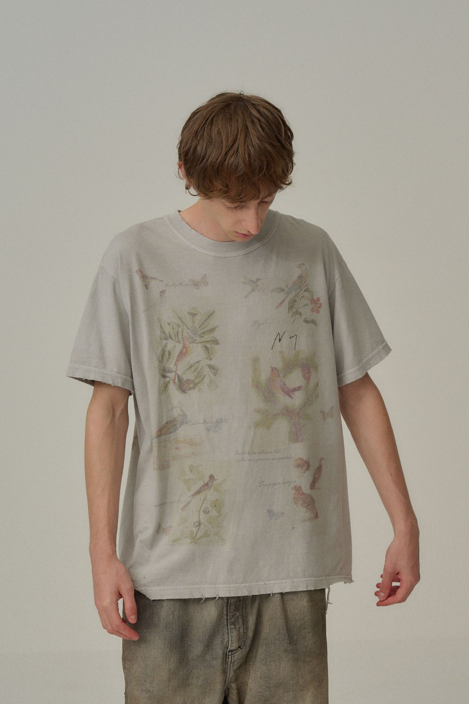 BIRD ENCYCLOPEDIA T-SHIRT | PEPPER | カットソー