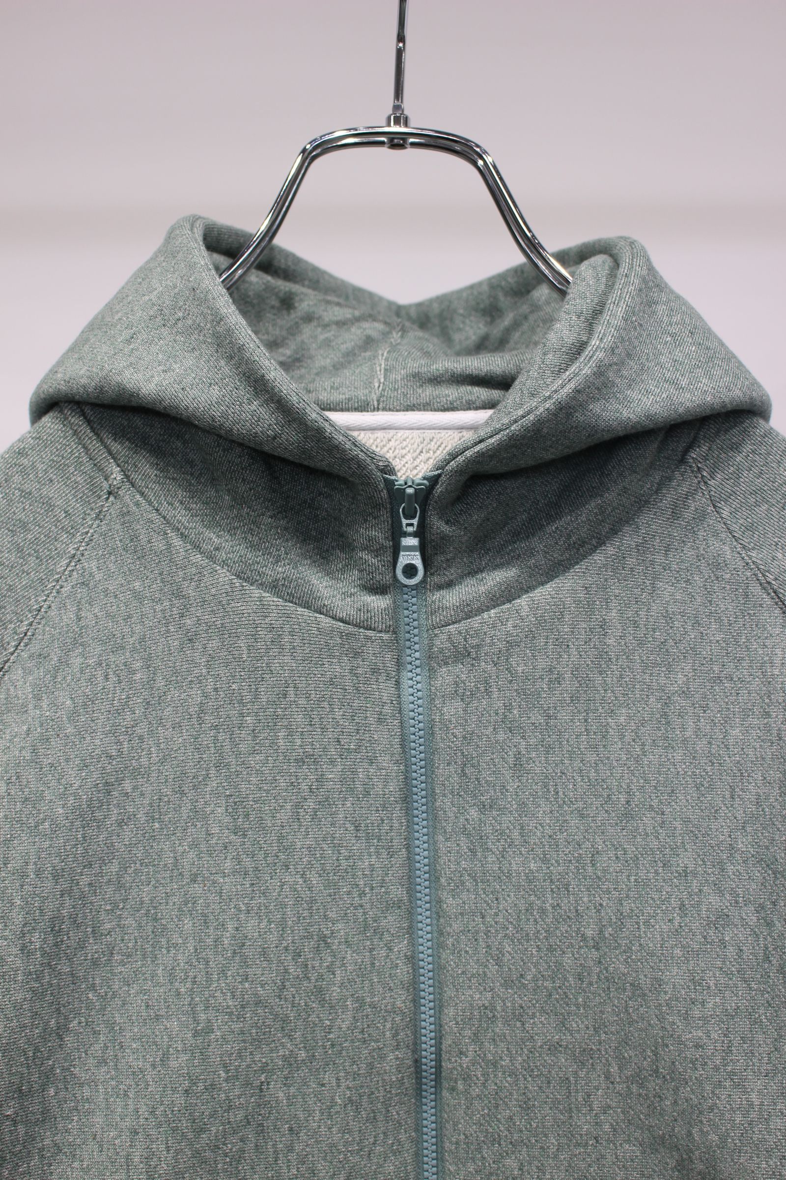 ORCOTT® FRENCH TERRY ZIP-UP PARKA | GREEN | ジップパーカー