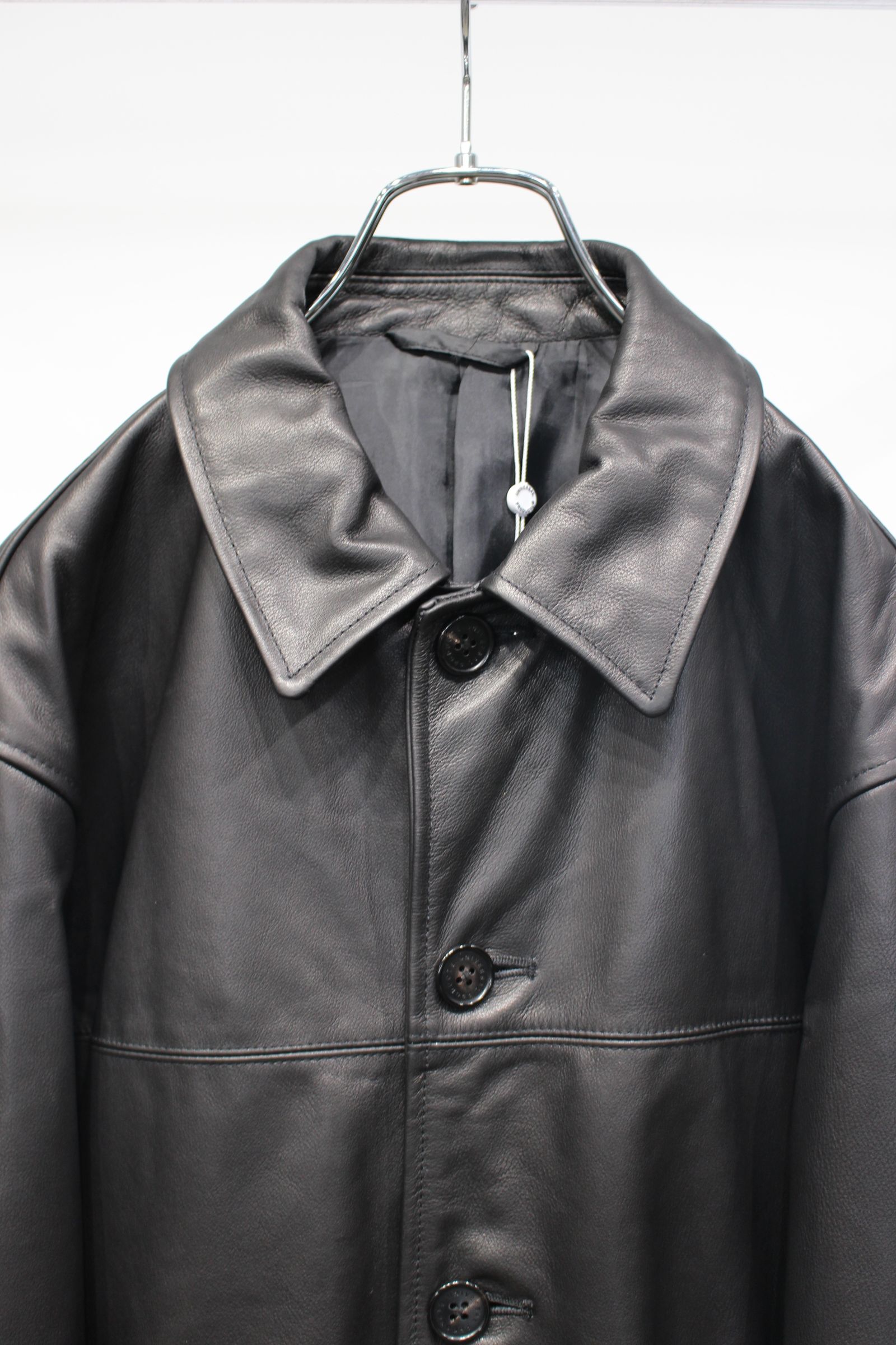 ジャケット・アウター UNIVERSAL PRODUCTS SHEEP LEATHER CARCOAT UNIVERSAL PRODUCTS 《ユニバーサルプロダクツ》233-60703 SHEEP