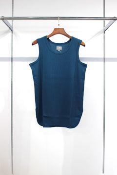 RECYCLED WAFFLE TANK/PRUSSIAN