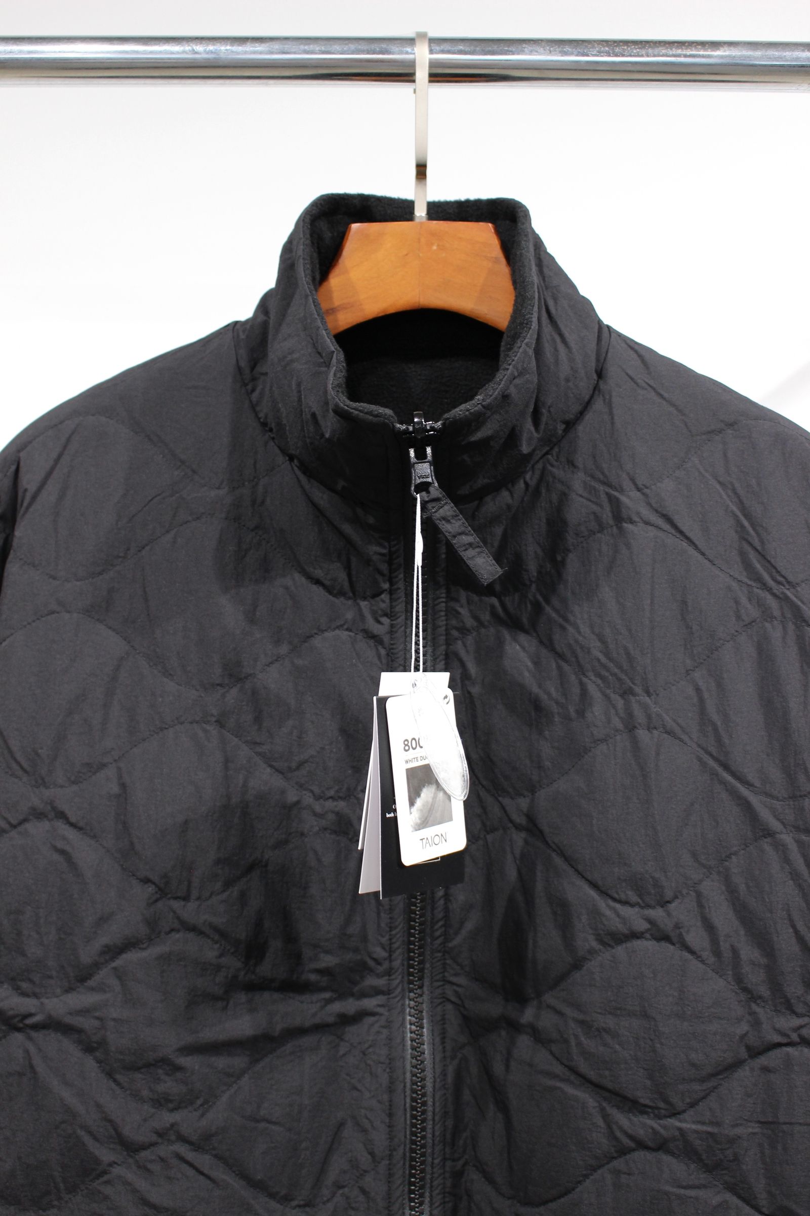 TAION DOWN REVERSIBLE BLOUSON/BLACK