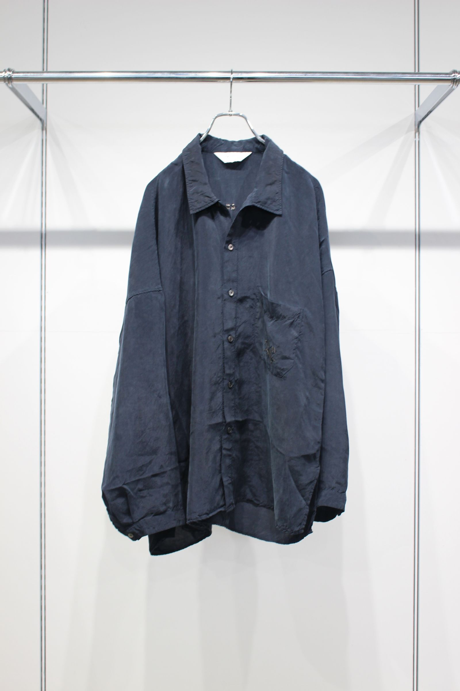 EMBROIDERED SOUVENIR SHIRT | NAVY | 刺繍シャツ