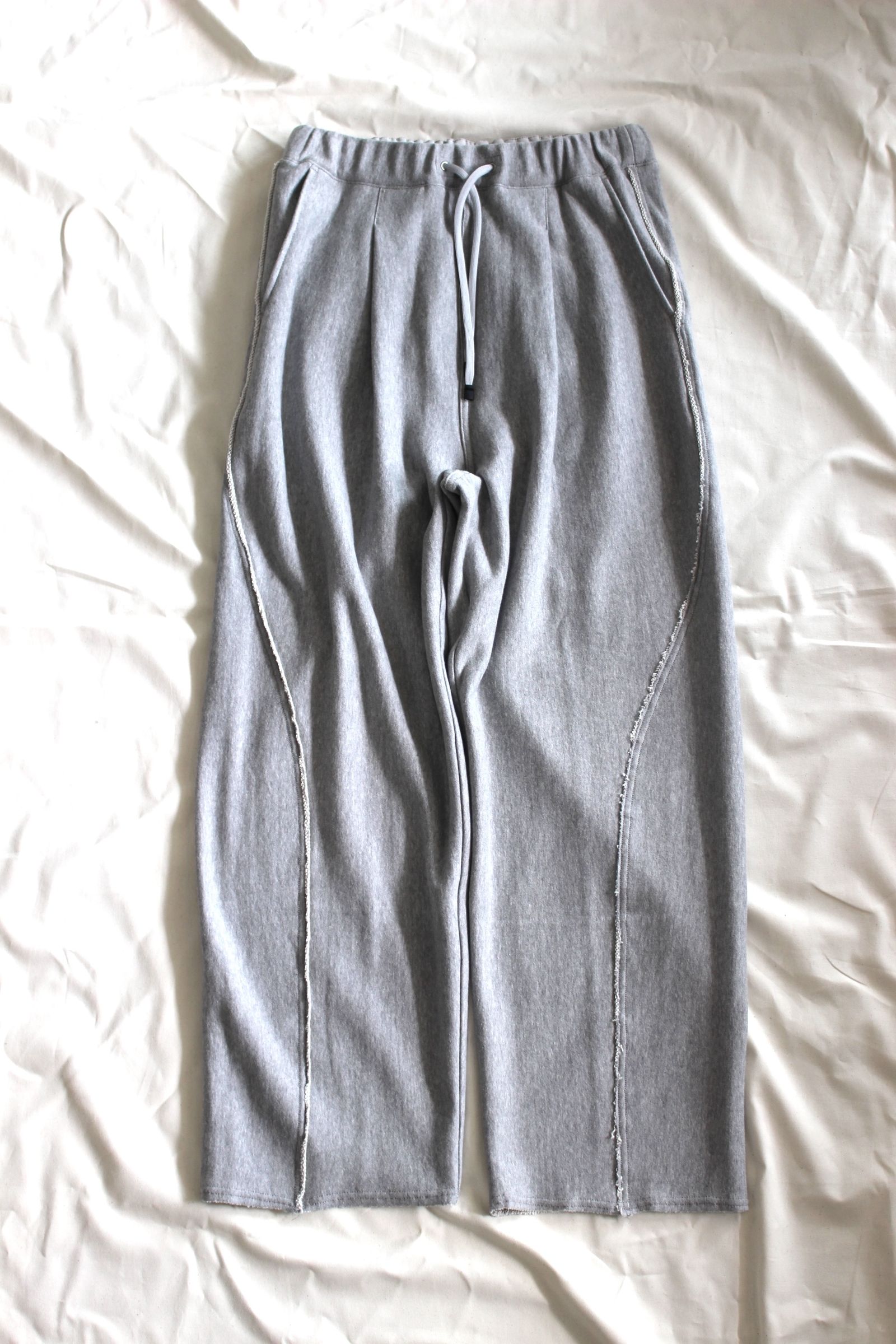 HAKEEM TWIST TROUSERS | HEATHER GRAY | スウェットパンツ
