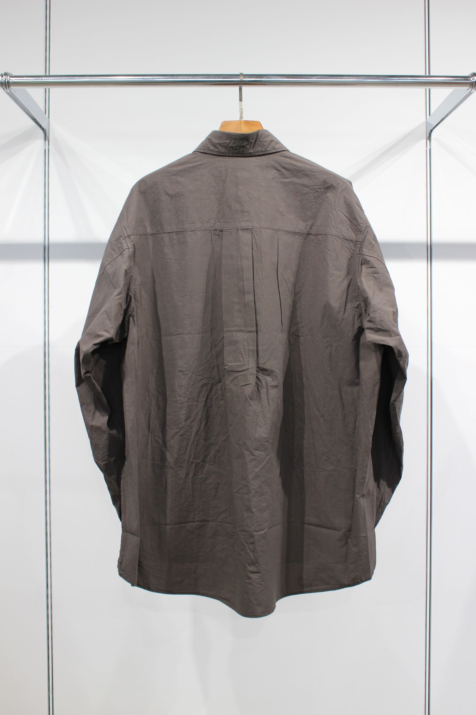 ANCELLM - WRINKLES OVERSIZED LS SHIRT/F.BLACK | NapsNote