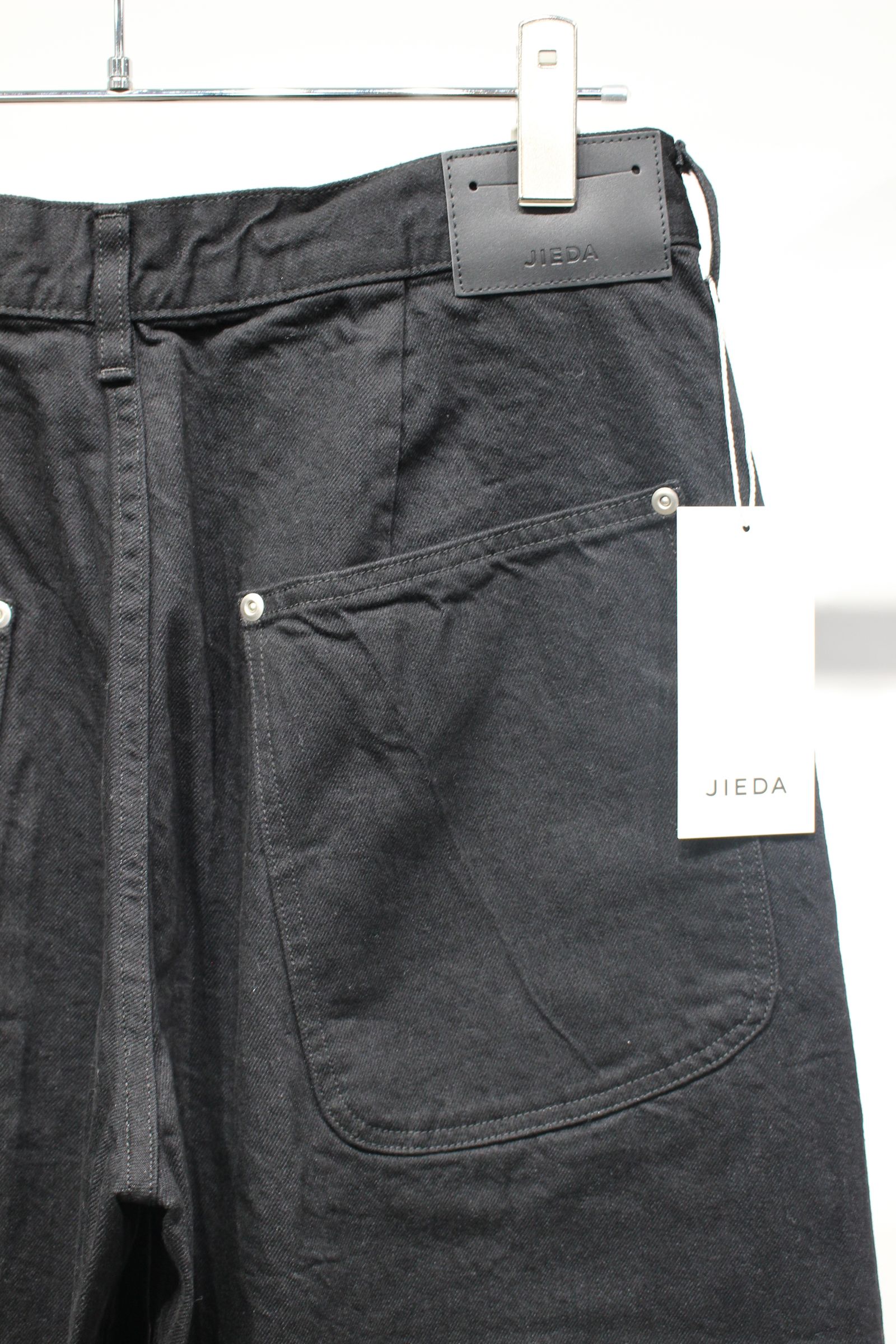 3D 3/4 DENIM PANTS | BLACK | ショートパンツ