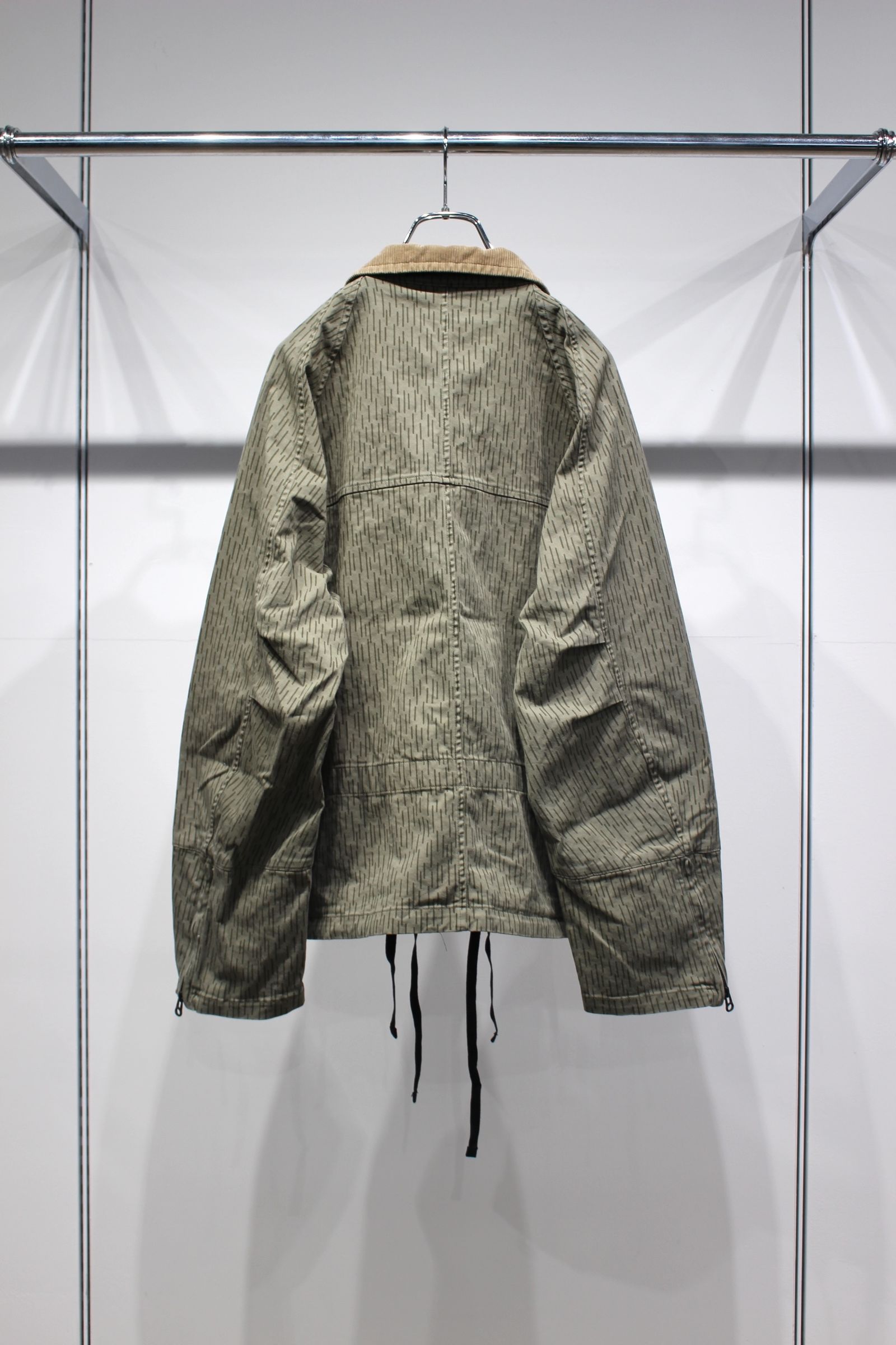 CAMO ZIPUP JACKET | RAIN DROP CAMO | ジャケット