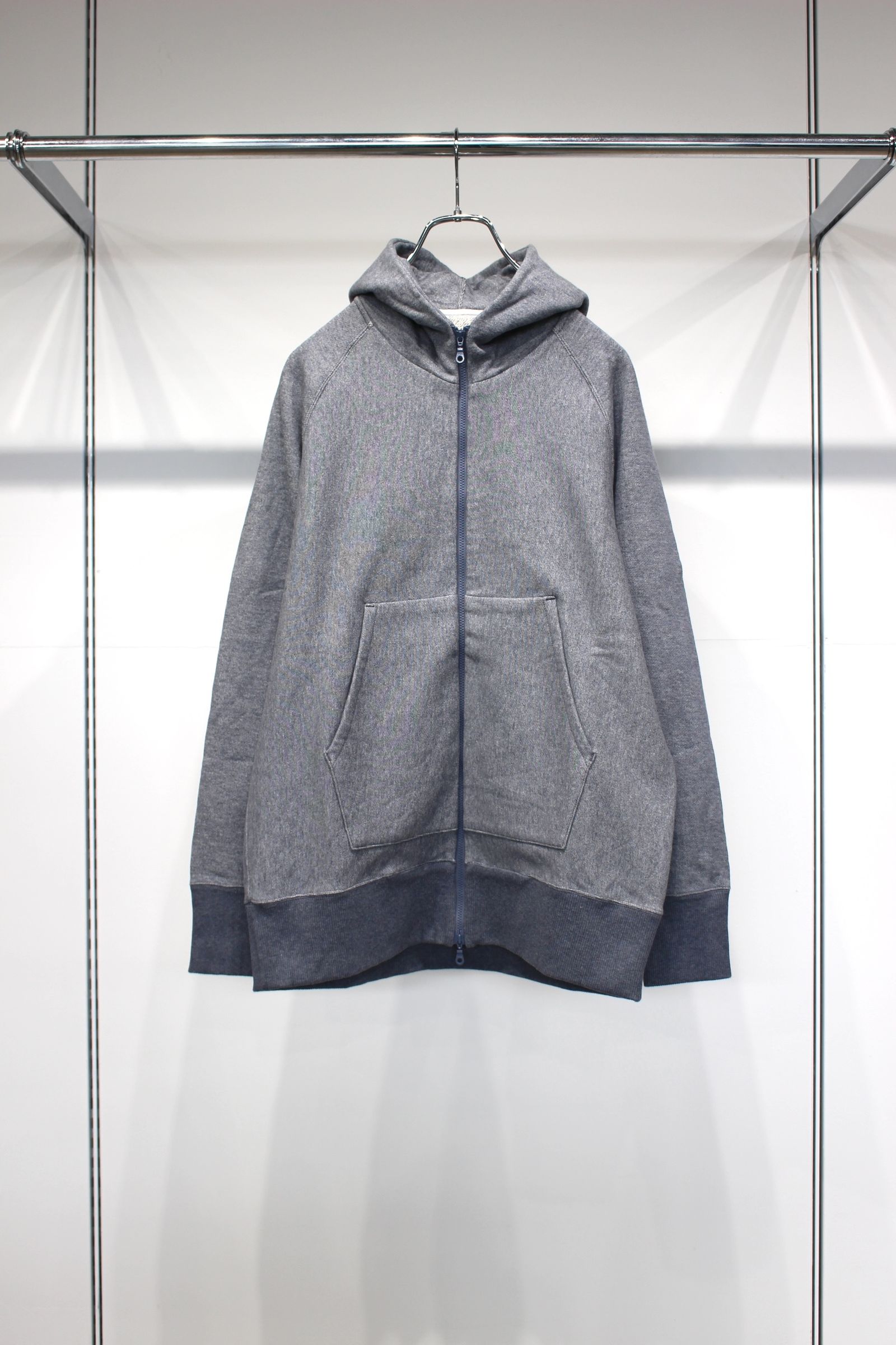 ORCOTT® FRENCH TERRY ZIP-UP PARKA | NAVY | ジップパーカー