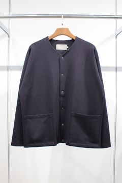 PONTE ROMA SNAP-BUTTON CARDIGAN/NAVY