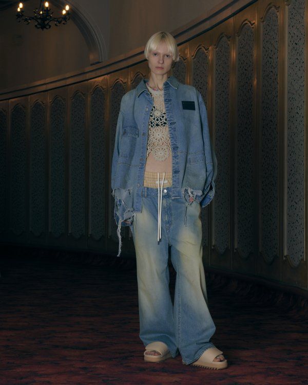 DAMAGE OVER DENIM SHIRT/INDIGO