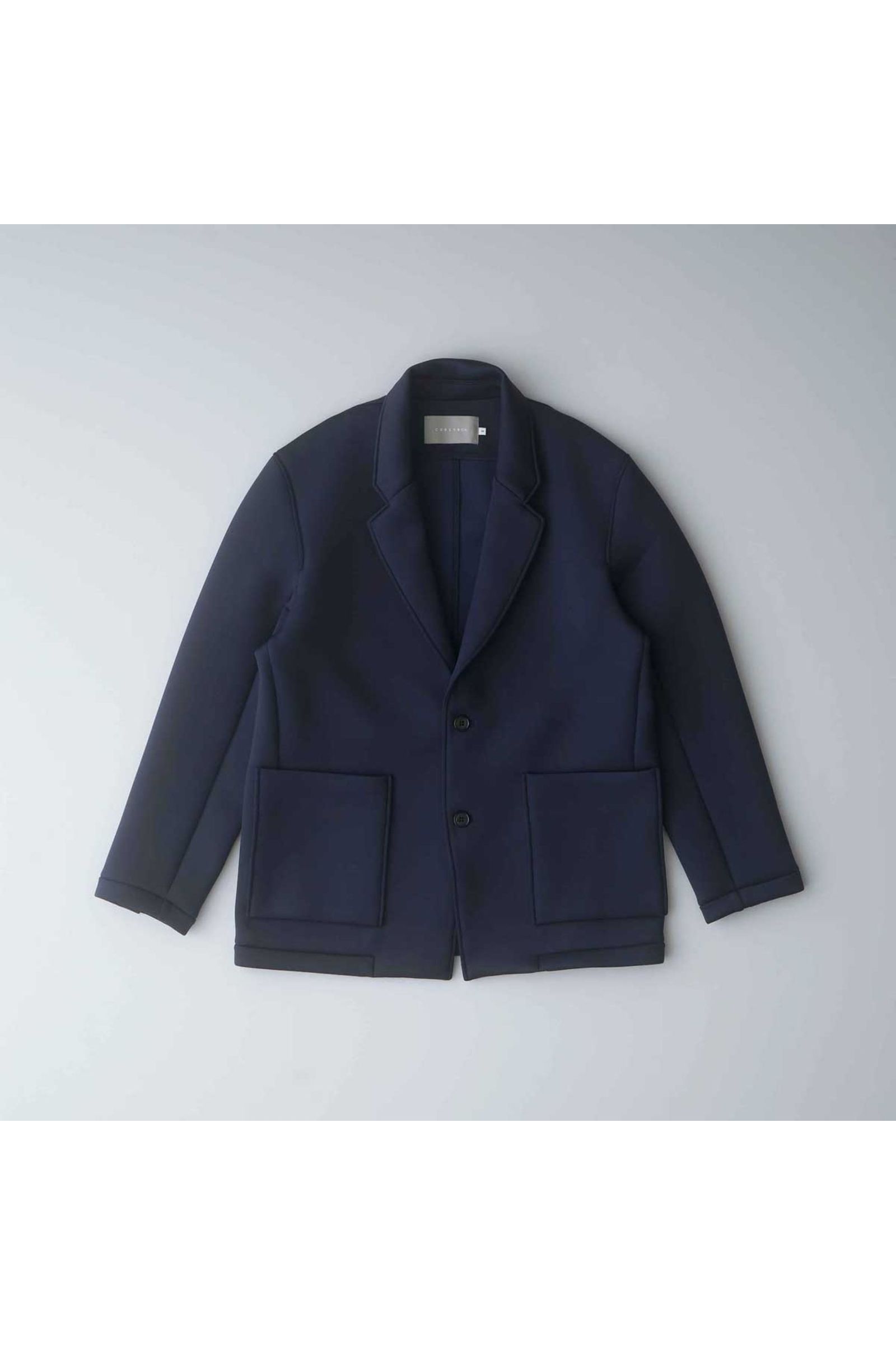 SMOOTH DOUBLE-KNIT JACKET | NAVY | ジャケット