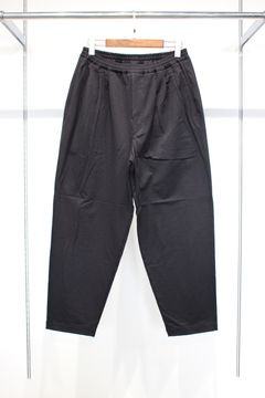 SEERSUCKER 3 TUCK PANTS | BLACK | イージーパンツ