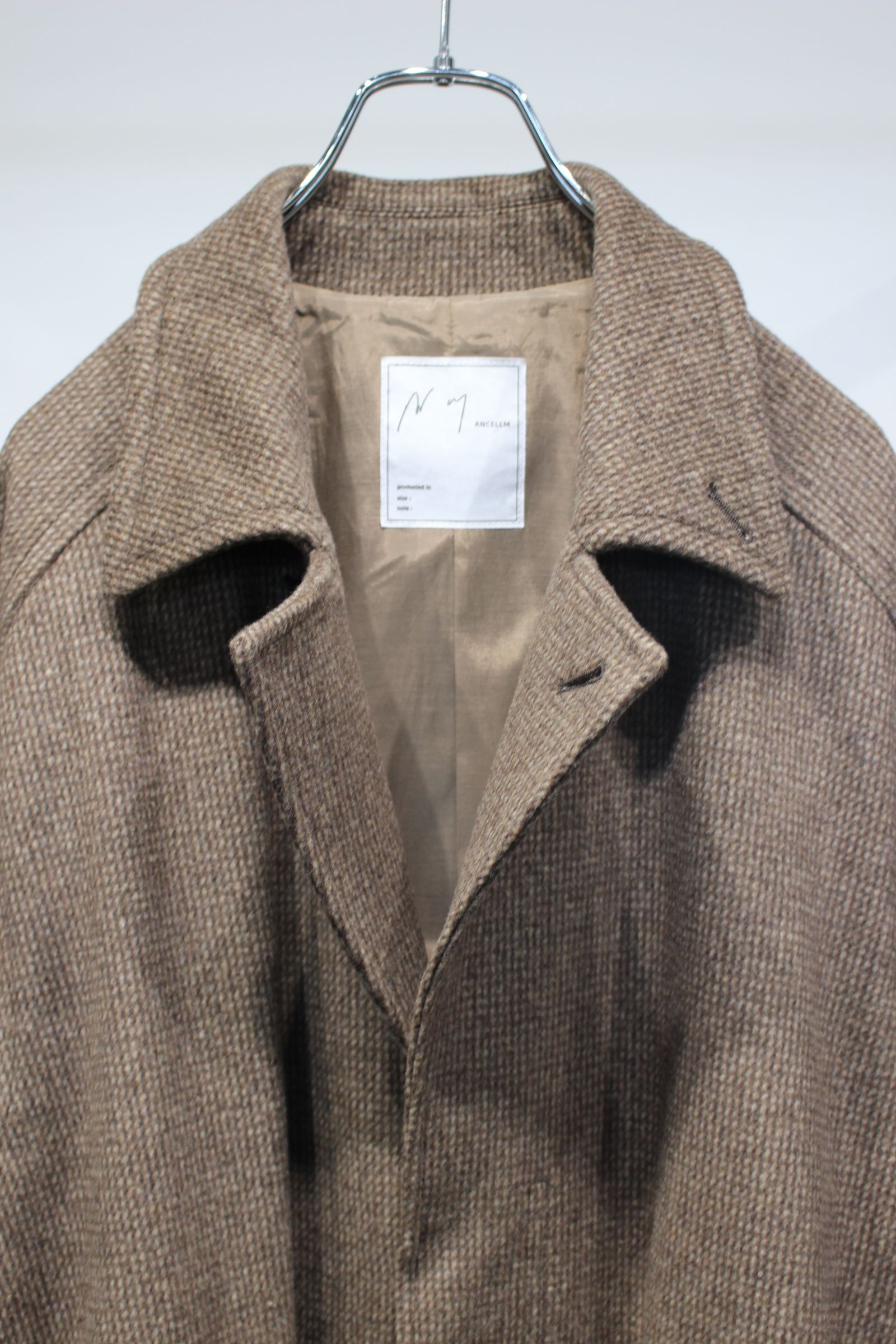 WOOL BLANKET BALMACAAN COAT | BEIGE | コート
