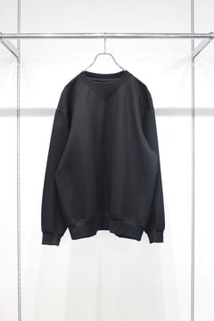 SILKY CREW NECK PULLOVER | BLACK | プルオーバー