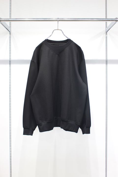 SILKY CREW NECK PULLOVER | BLACK | プルオーバー