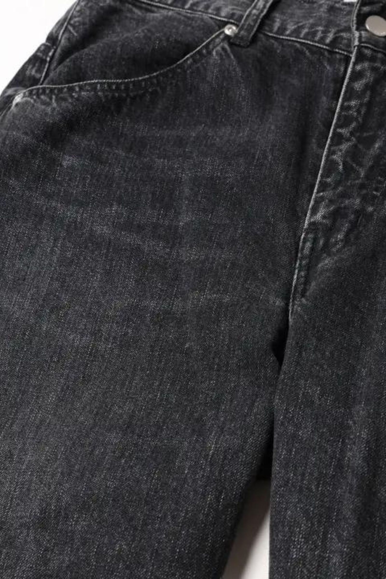 JieDa - USED 3D BAGGY DENIM | BLACK | デニム | NapsNote