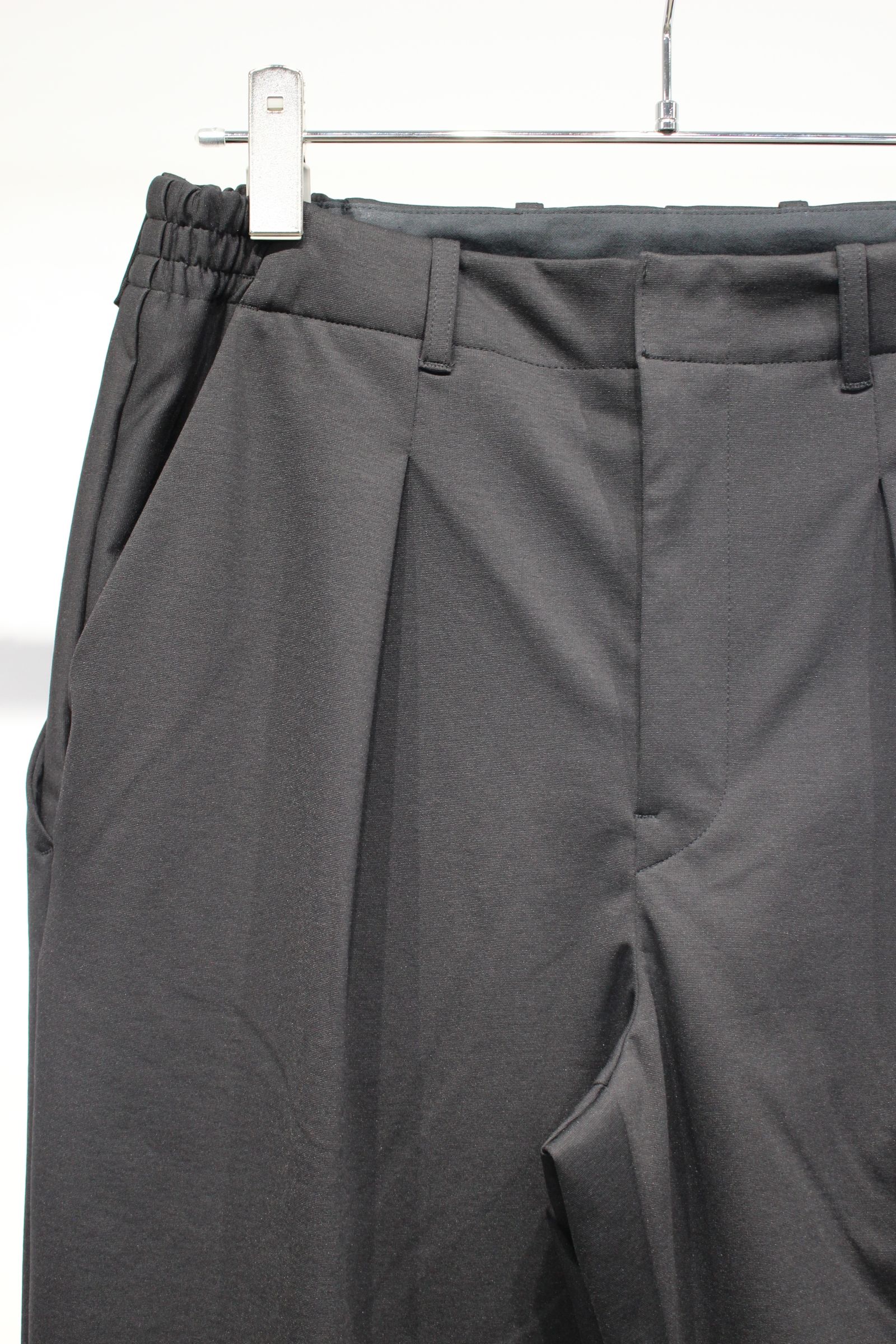 PONTE ROMA MIRROR POCKET PANTS | BLACK | テーパードパンツ