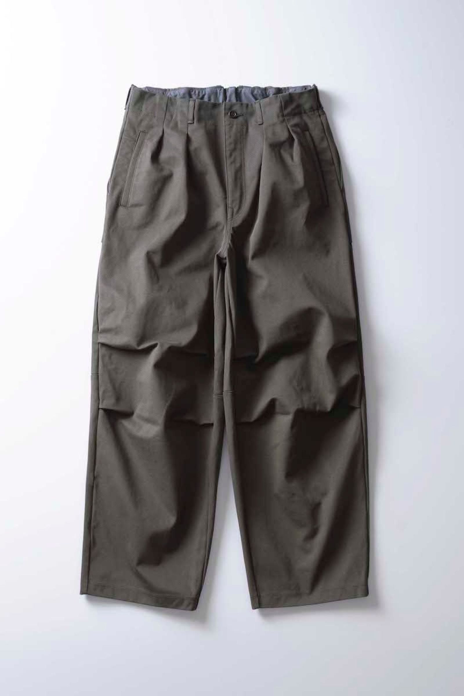 CURLY \u0026Co.】HARD TWILL WIDE PANTS /BLACK - パンツ