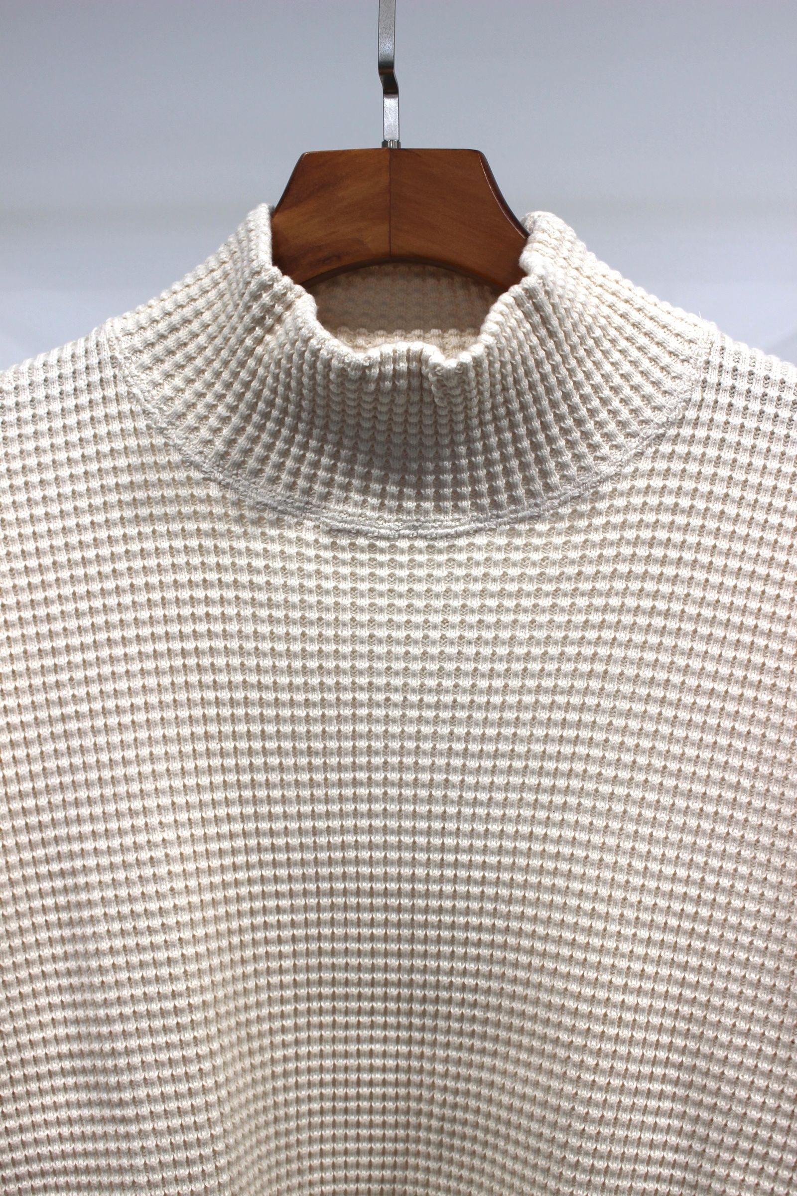 ALBERT MOC SWEATER | ECRU | ワッフルカットソー