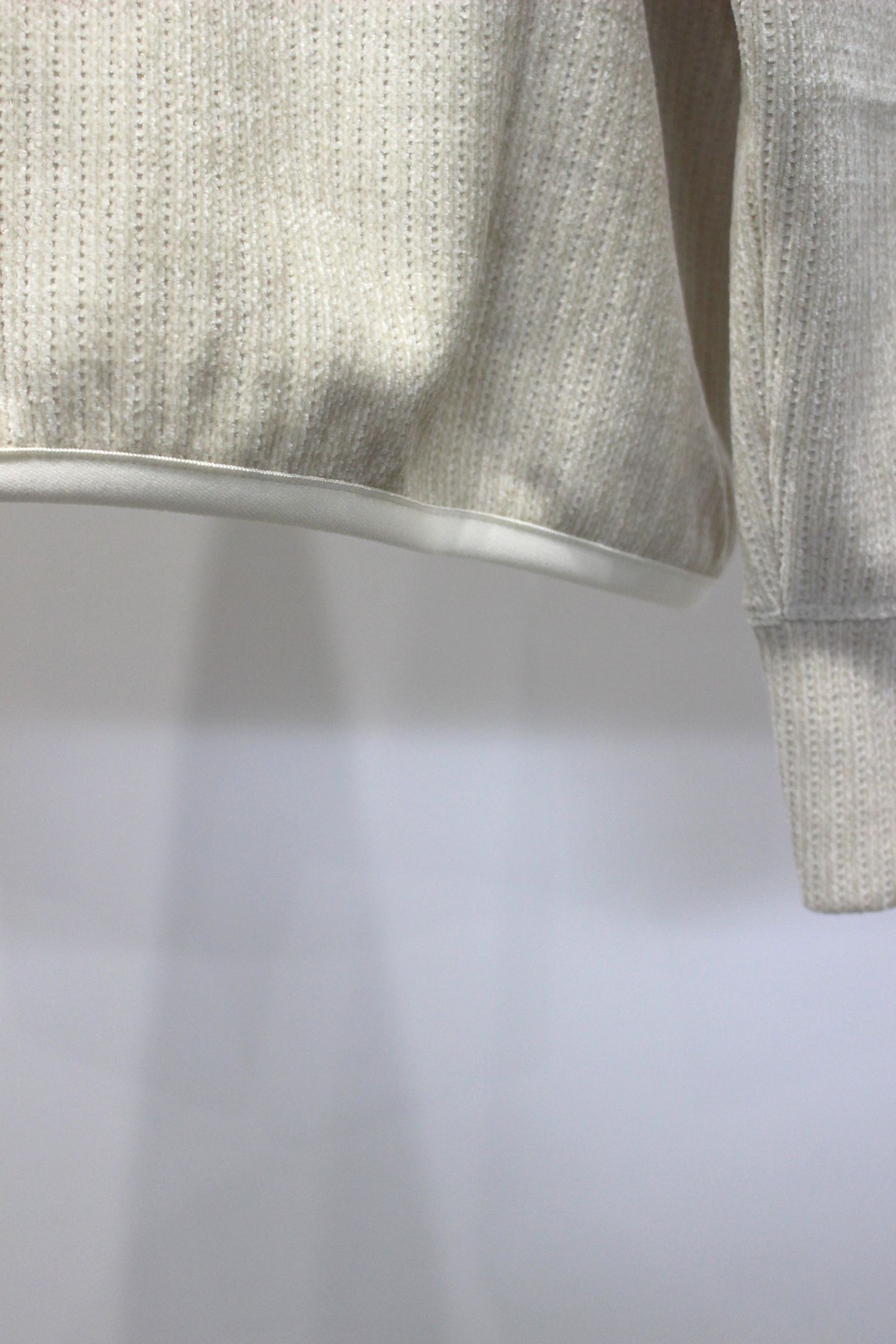 MOLLE YARN STRIPE KNIT P/O CREW-NECK | IVORY | カットソー