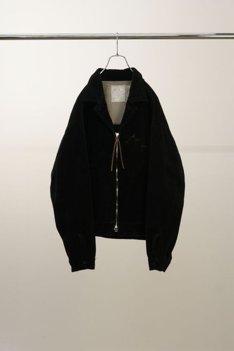 CORDUROY ZIPUP JACKET | BLACK | コーデュロイジャケット