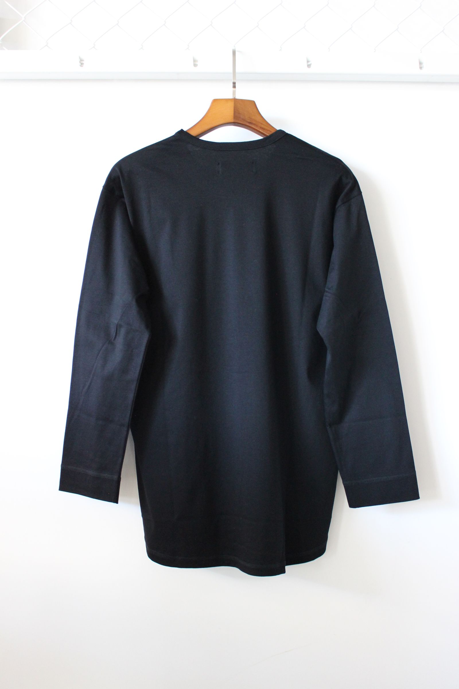 DEVIN L/S Crew Tee | BLACK | カットソー