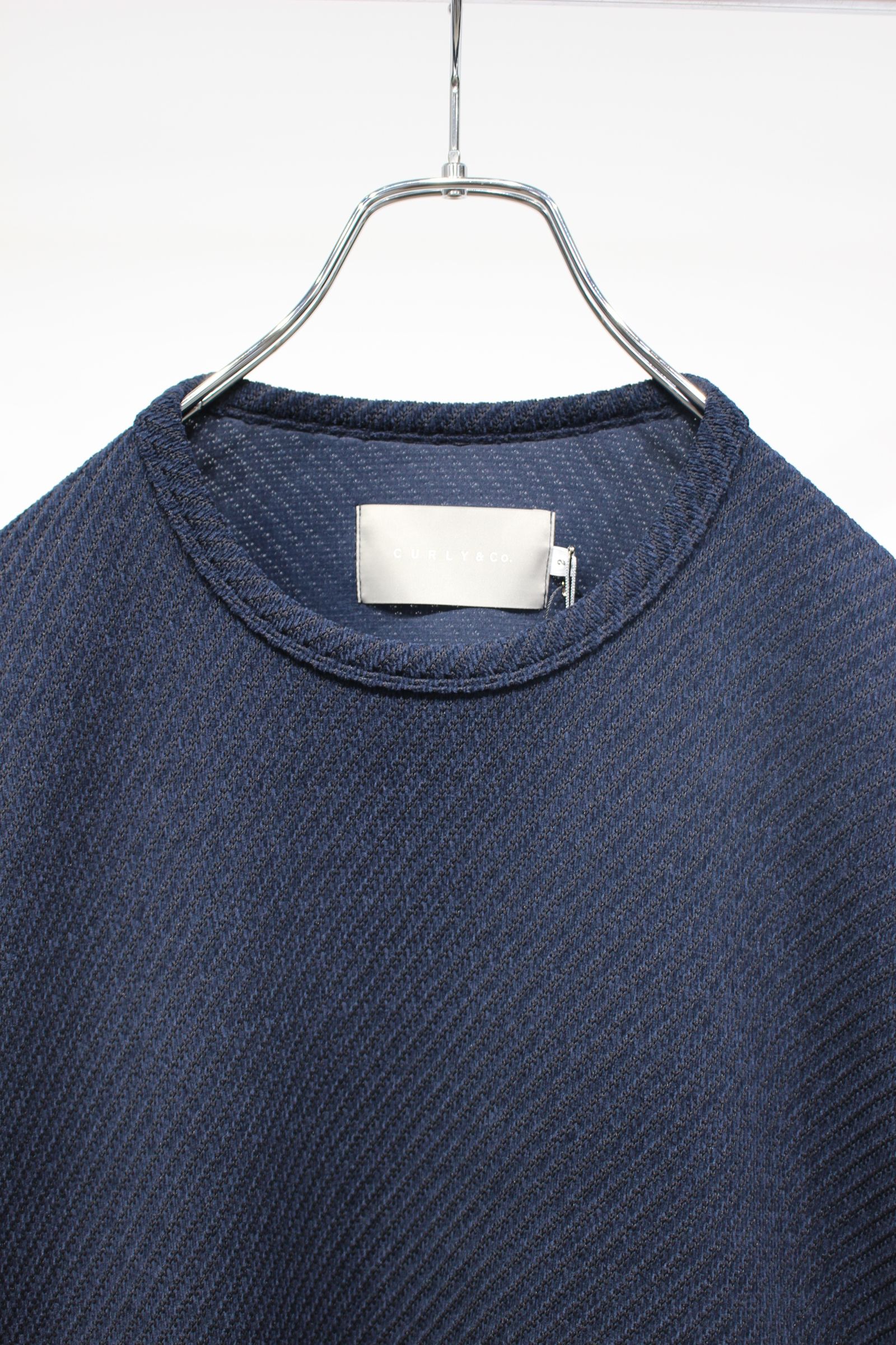 MOLLE YARN TWILL KNIT P/O | NAVY | クルーネックプルオーバー