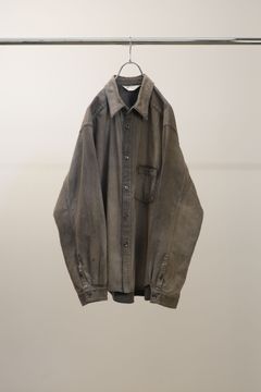 DENIM DRESS SHIRT | BLACK | デニムシャツ