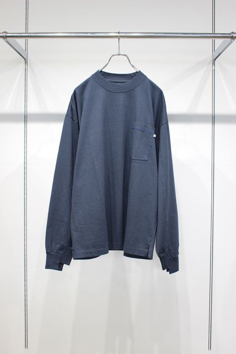 [ラスト1点] Stitch L/S T-shirts | CHARCOAL | カットソー