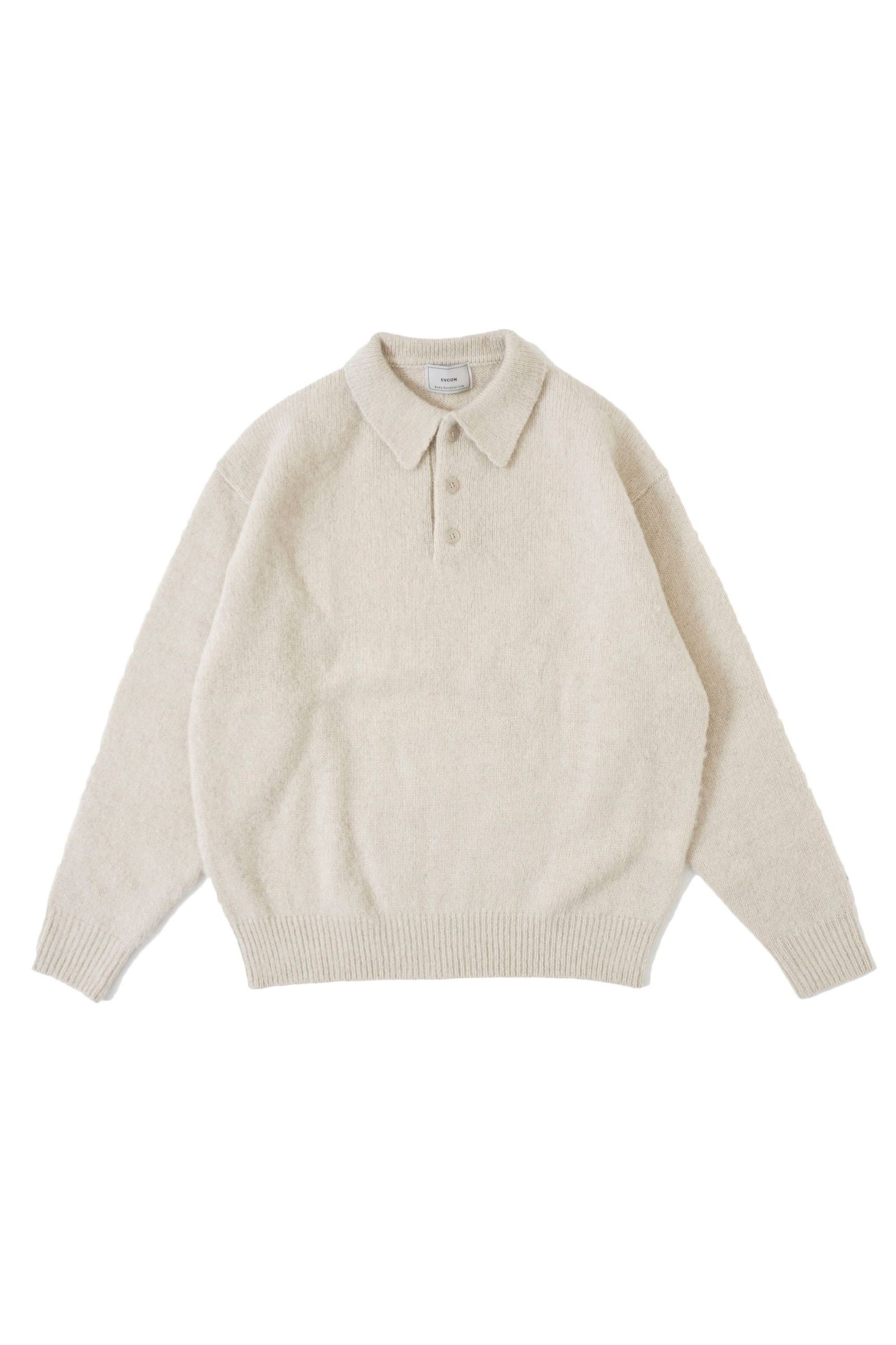 EVCON - JAMIESON'S KNIT POLO/ IVORY | NapsNote