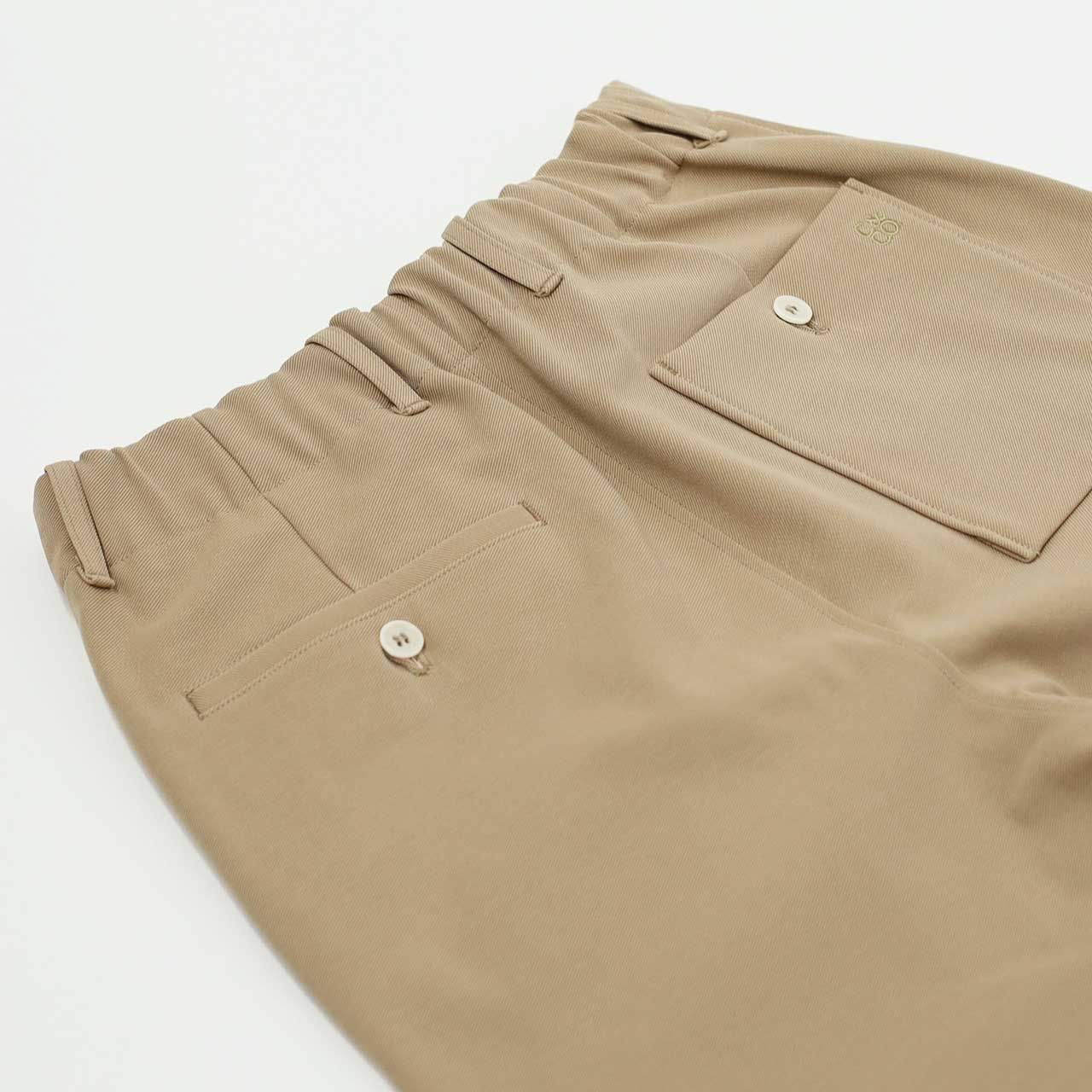 KNIT CHINO-CLOTH PANTS (STRAIGHT) | KHAKI | ニットチノパンツ