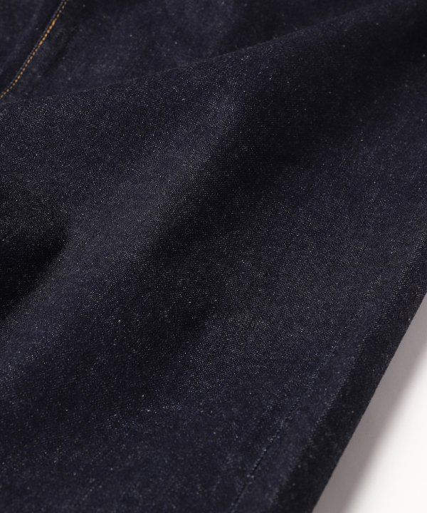WIDE ONE TUCK STRAIGHT DENIM/INDIGO