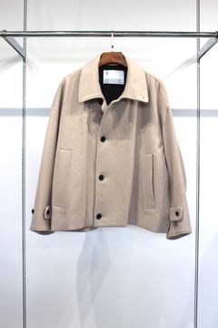 SUPER 100 WOOL BEABER Work Blouson | ECRU | ワークブルゾン