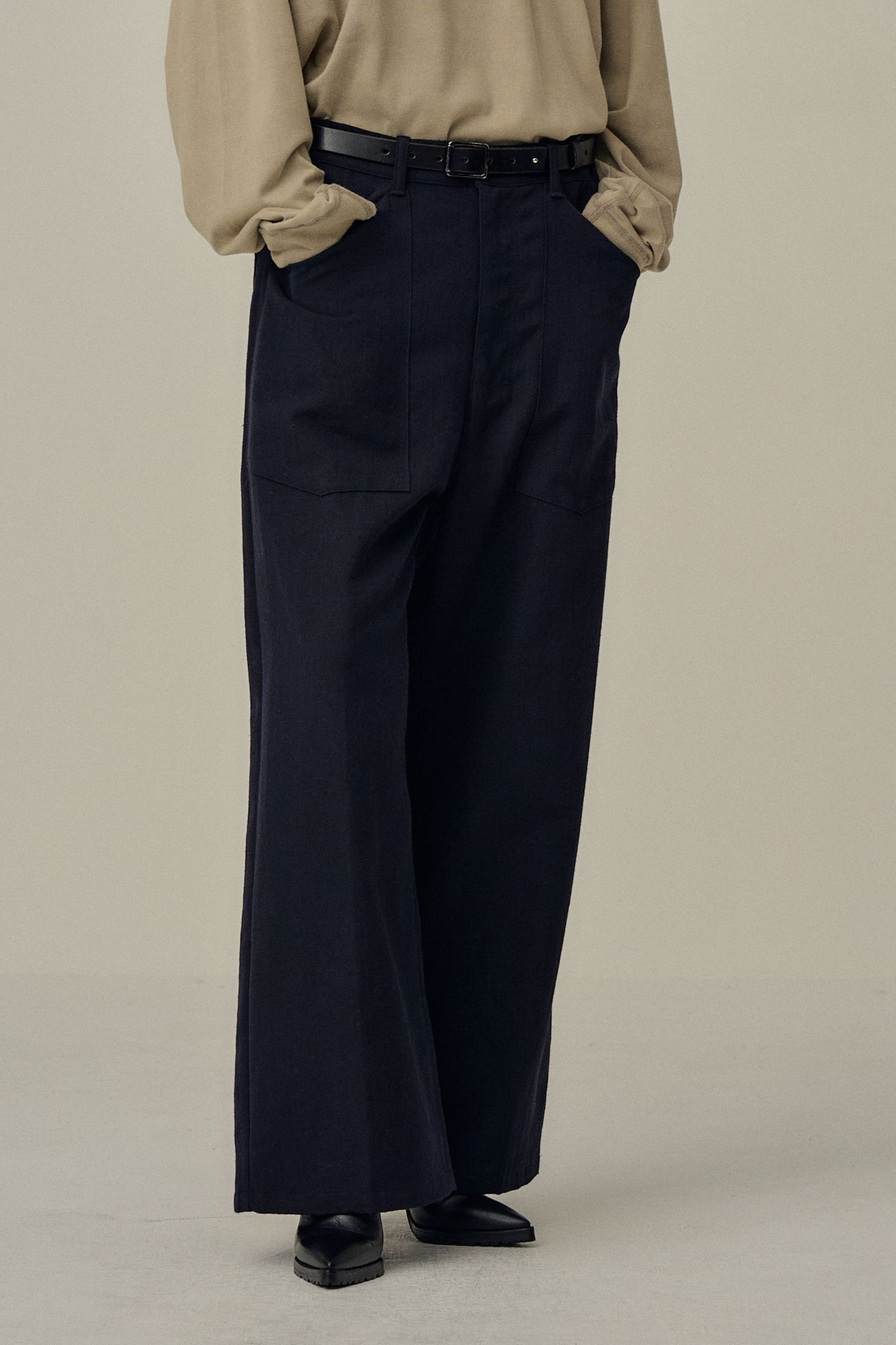 W/S BAKER PANTS | BLACK | ベーカーパンツ