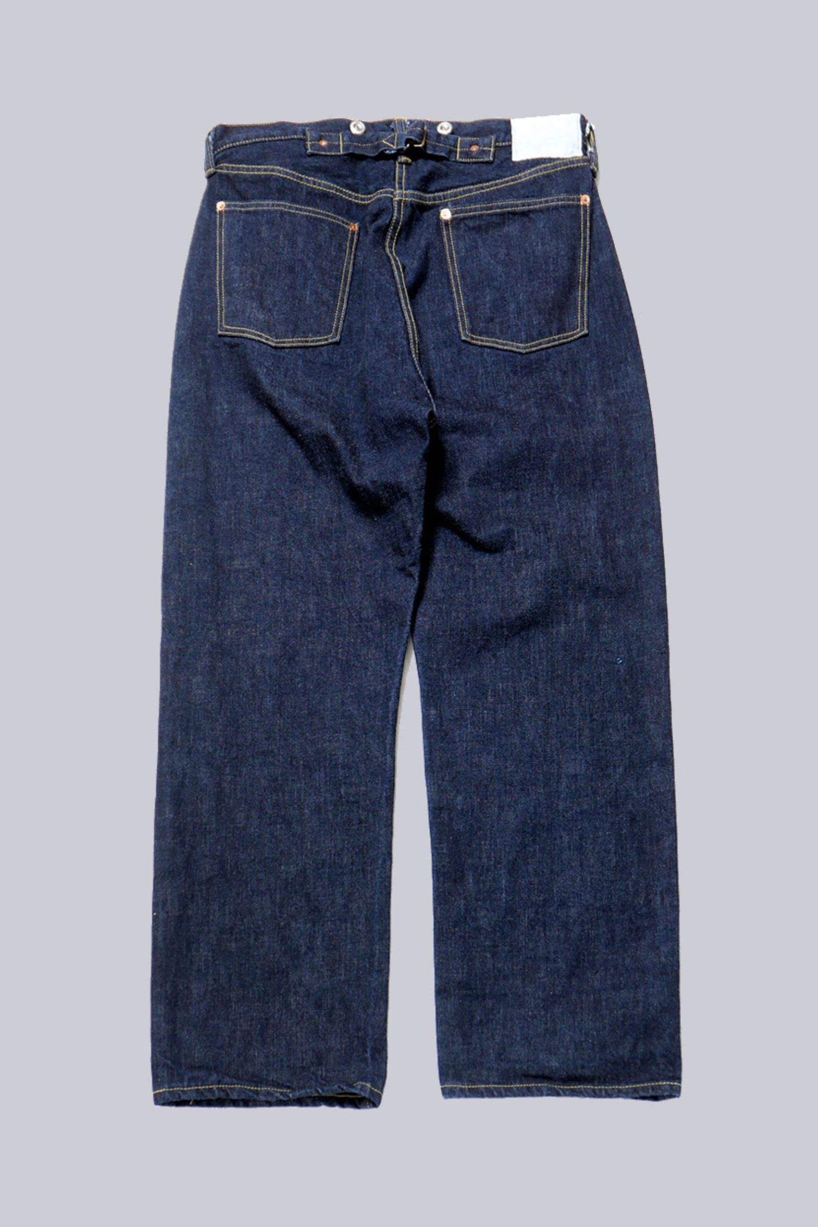 NATURAL INDIGO SHUTTLE DENIM SINGLE NEEDLE 201 No2 JEANS | NAVY | デニムパンツ