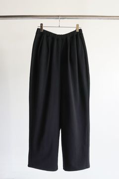 TUCK SWEAT PANTS/BLACK