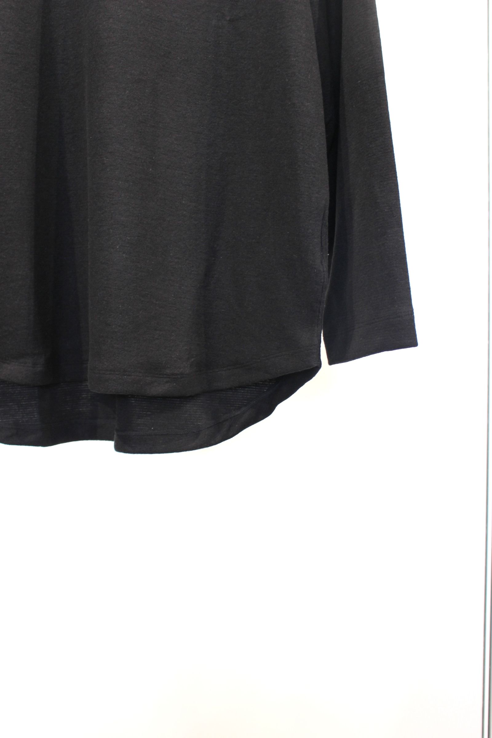 PREMIEREWARM L/S TEE (crew-neck) | BLACK | カットソー