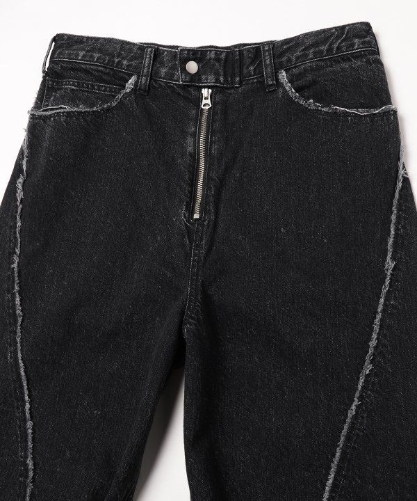 SWITCHING CARGO DENIM PANTS | JIEDA