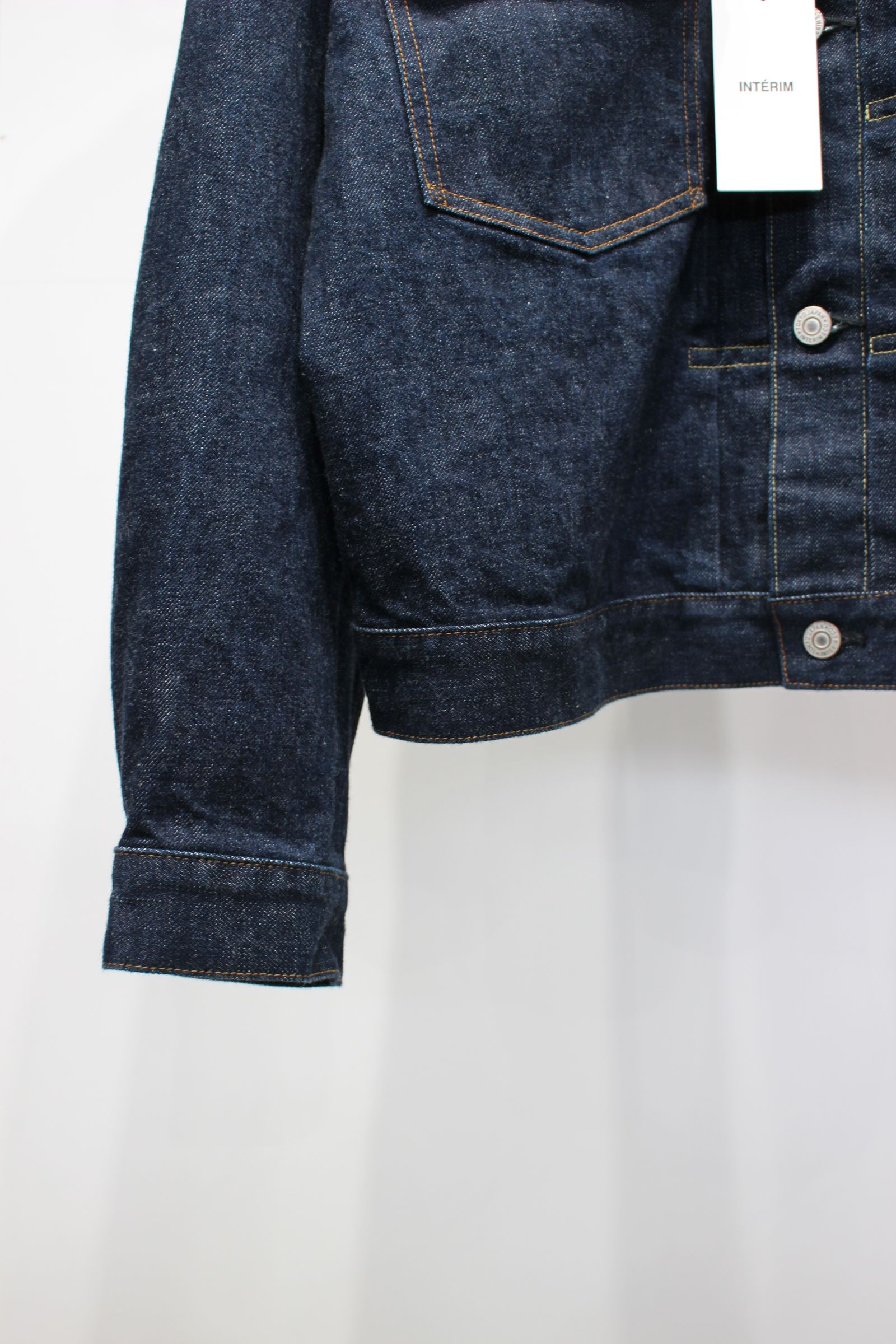 [ラスト1点] HYPER BIG "2ND" SHUTTLE DENIM SIDE PANEL JACKET | NAVY | デニムジャケット