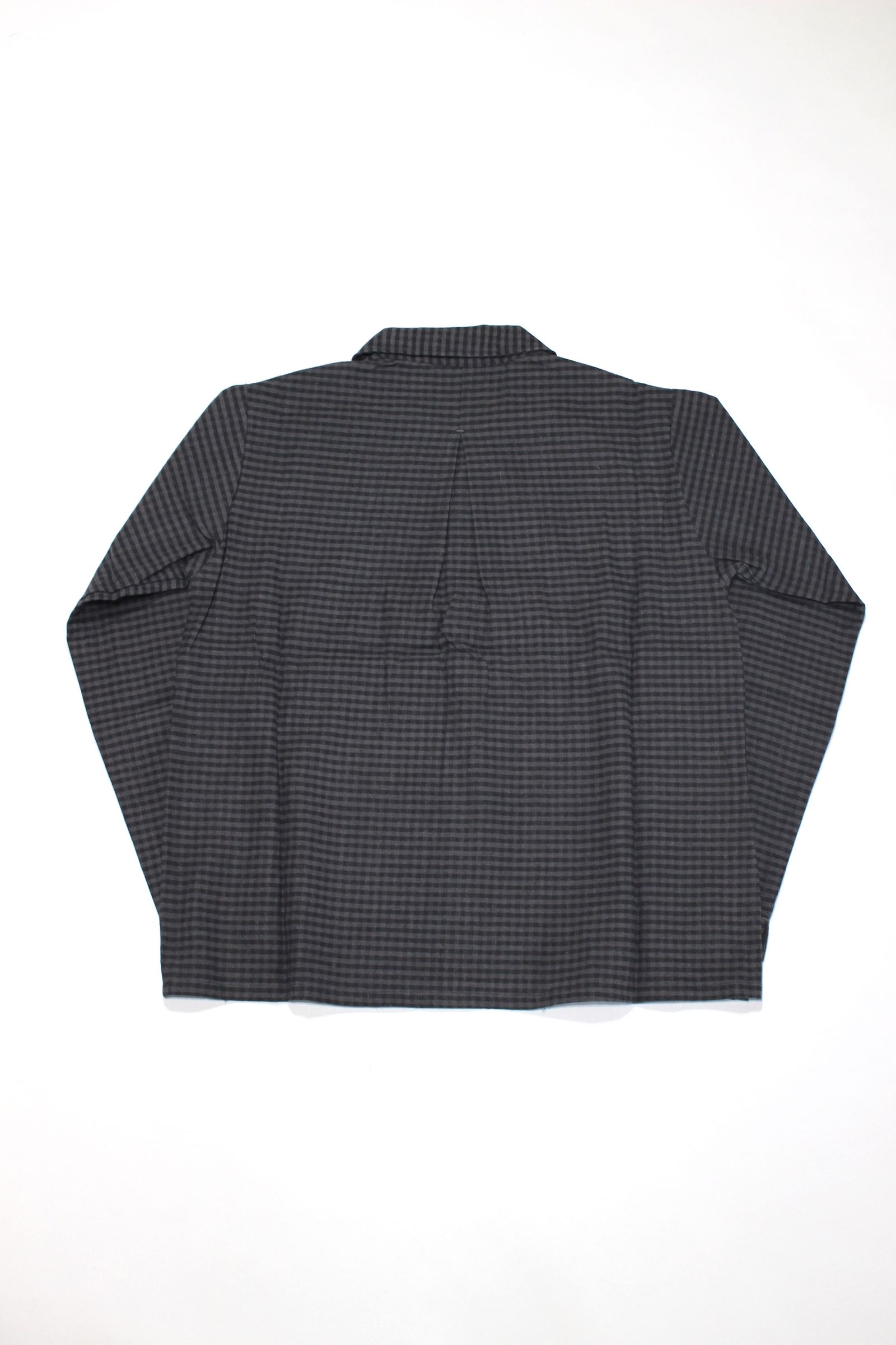 LINEN VIS SQUARE OPEN COLLAR SH/オープンカラーシャツ