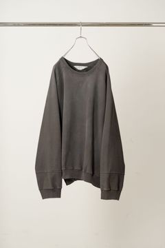 FLEECE-LINED SWEAT SHIRT | BLACK | スウェット