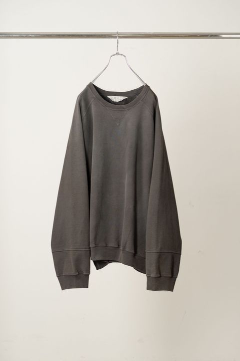 FLEECE-LINED SWEAT SHIRT | BLACK | スウェット