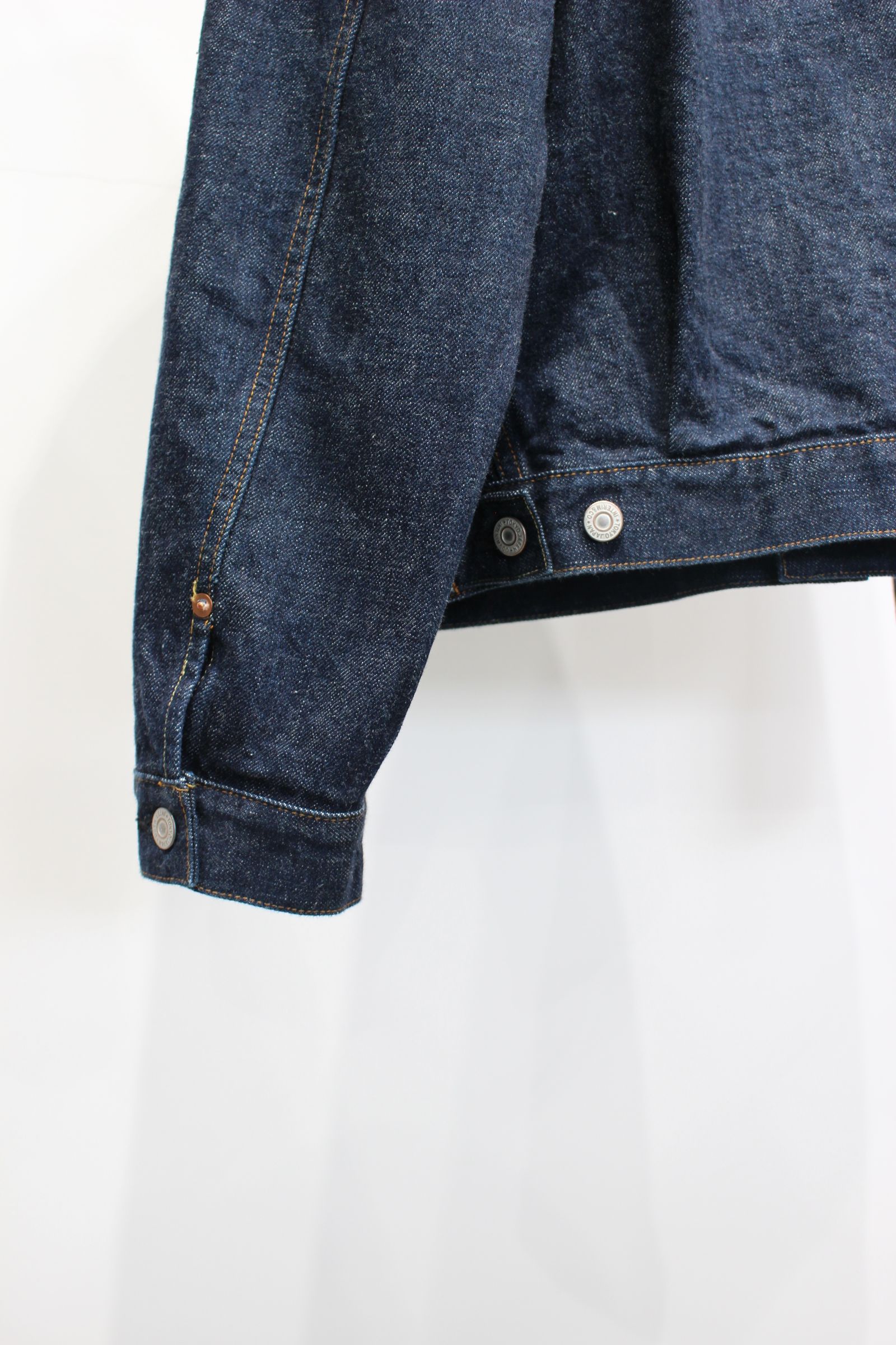 [ラスト1点] HYPER BIG "2ND" SHUTTLE DENIM SIDE PANEL JACKET | NAVY | デニムジャケット