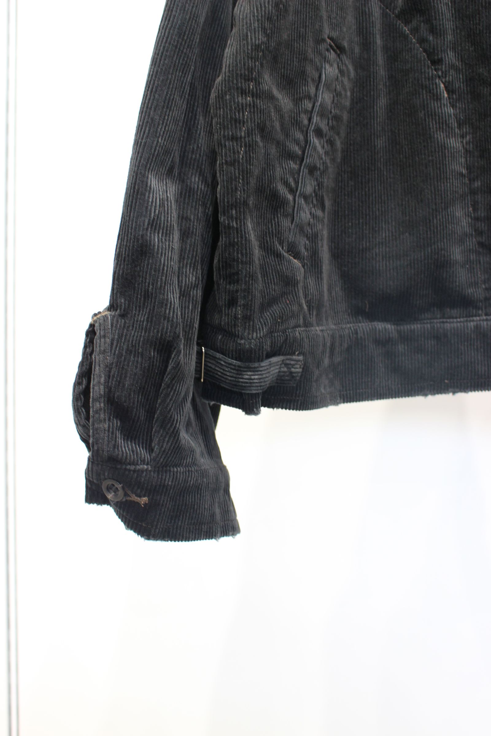 CORDUROY ZIPUP JACKET | BLACK | コーデュロイジャケット
