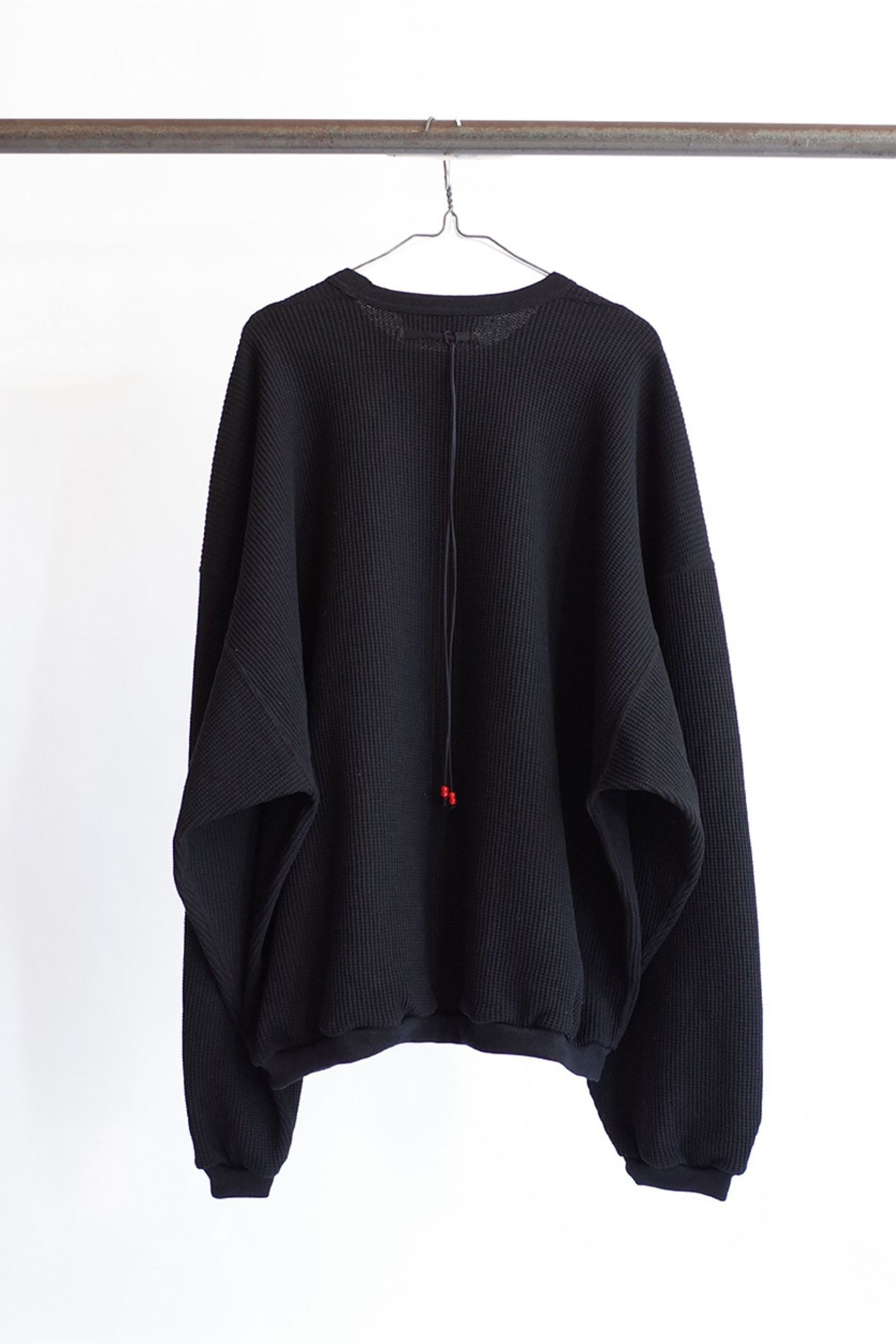 ANCELLM - WAFFLE OVERSIZE LS/BLACK | NapsNote