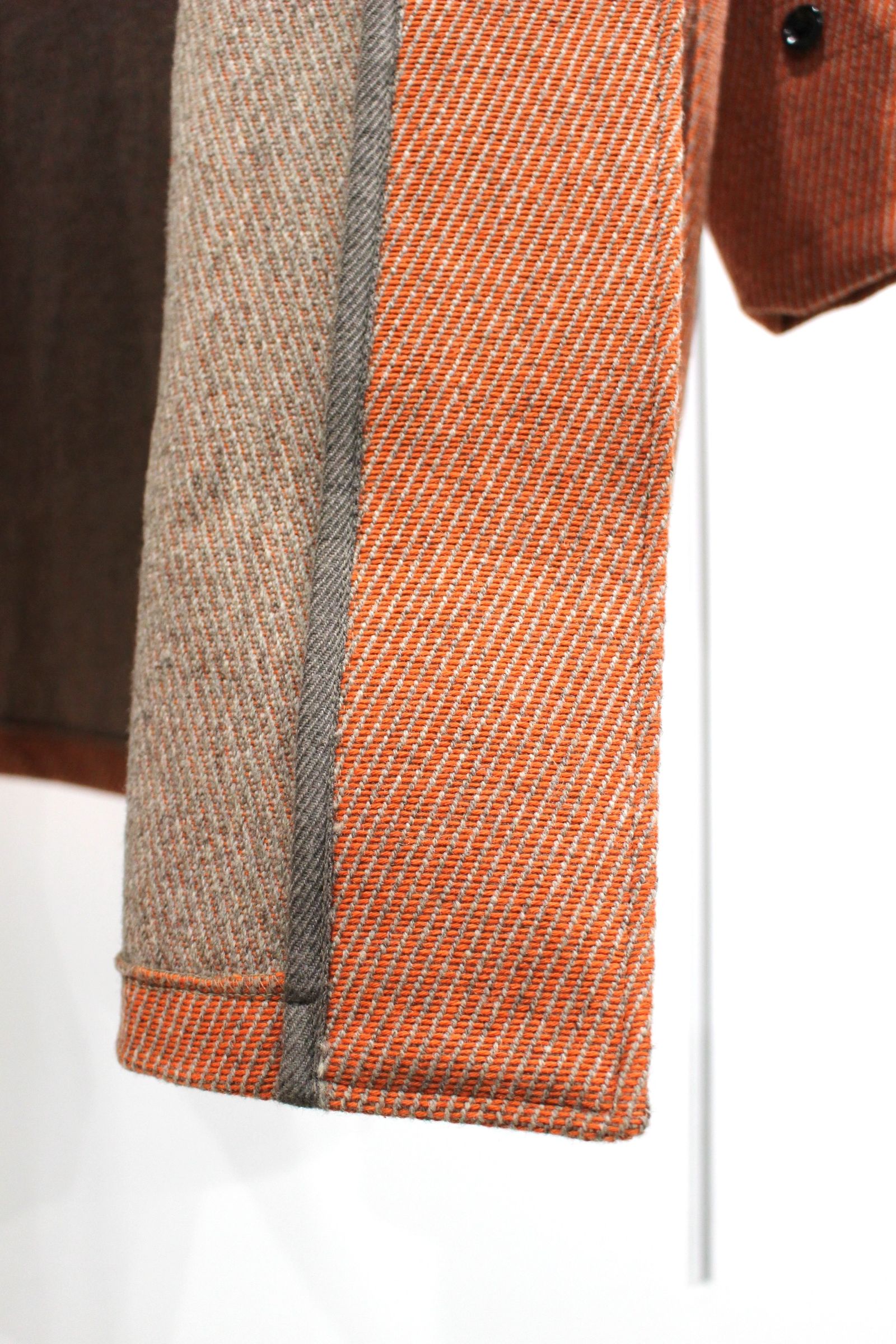 HYPER BIG CASHMERE HEAVY ROYAL NAVY DUFFEL COAT | ORANGE | ダッフルコート