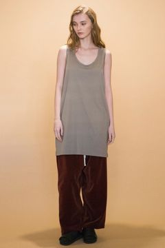 VELVET USED FINISH EASY WIDE PANTS/ENJI