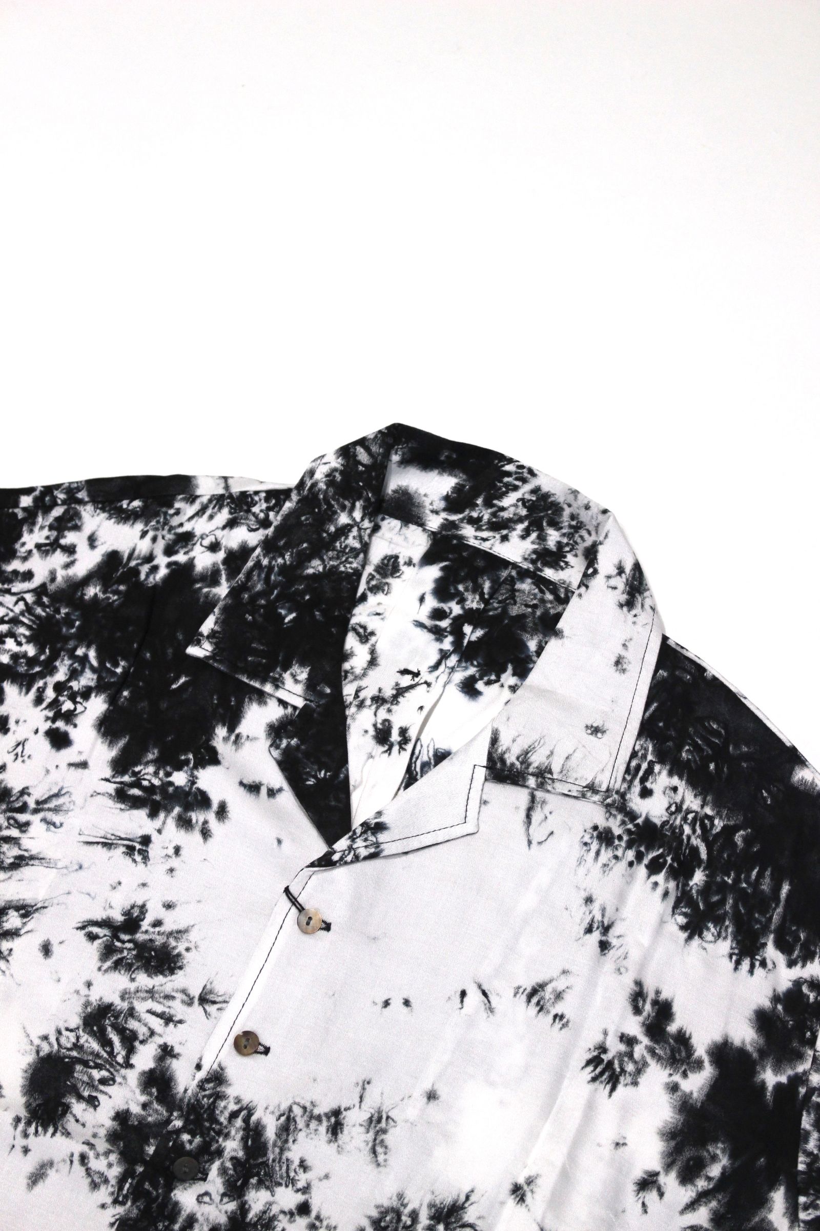 RAYON OPEN COLLAR SH SMOG/オープンカラーシャツ